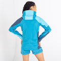 Capri Blue-Crystal Seas - Close up - Dare 2B Womens-Ladies Checkpoint III Recycled Waterproof Jacket