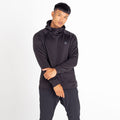 Black - Side - Dare 2B Mens Out Calling Fleece Top