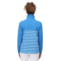 Sonic Blue-White - Lifestyle - Regatta Womens-Ladies Camiola II Stripe Fleece Top