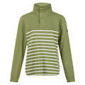 Green Fields-White - Front - Regatta Womens-Ladies Camiola II Stripe Fleece Top