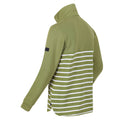 Green Fields-White - Close up - Regatta Womens-Ladies Camiola II Stripe Fleece Top