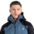 Black-Orion Grey - Lifestyle - Dare 2B Mens Touchpoint II Waterproof Jacket