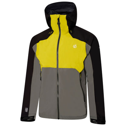 Agave Green-Neon Yellow - Side - Dare 2B Mens Touchpoint II Waterproof Jacket