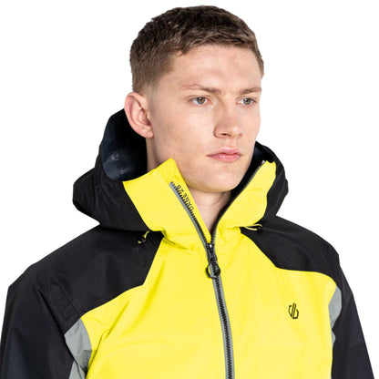 Agave Green-Neon Yellow - Lifestyle - Dare 2B Mens Touchpoint II Waterproof Jacket