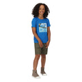 Imperial Blue - Back - Regatta Childrens-Kids Bosley V Beach T-Shirt