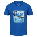 Imperial Blue - Front - Regatta Childrens-Kids Bosley V Beach T-Shirt