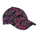 Navy Floral - Side - Regatta Childrens-Kids Cuyler III Ditsy Print Cap