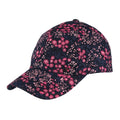 Navy Floral - Front - Regatta Childrens-Kids Cuyler III Ditsy Print Cap