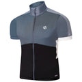 Black-Orion Grey - Close up - Dare 2B Mens Protraction II Recycled Lightweight Jersey
