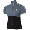Black-Orion Grey - Close up - Dare 2B Mens Protraction II Recycled Lightweight Jersey
