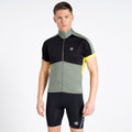 Agave Green-Black - Side - Dare 2B Mens Protraction II Recycled Lightweight Jersey