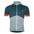 Slate-Mediterranean Green - Front - Dare 2B Mens Protraction II Recycled Lightweight Jersey