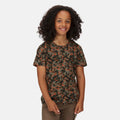 Grape Leaf - Back - Regatta Childrens-Kids Bosley V Camo T-Shirt