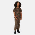 Grape Leaf - Side - Regatta Childrens-Kids Bosley V Camo T-Shirt