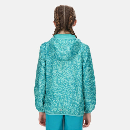 Enamel - Lifestyle - Regatta Childrens-Kids Lever Animal Print Packaway Waterproof Jacket