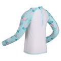 Aruba Blue-White - Side - Regatta Childrens-Kids Peppa Pig Rash Guard Set