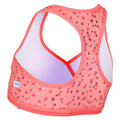 Fusion Coral - Close up - Regatta Girls Hosanna Dotted Bikini Top