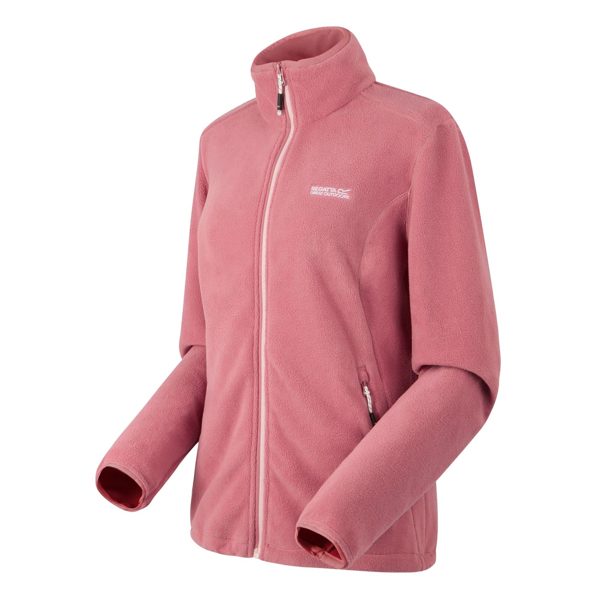 Dusty Rose - Side - Regatta Womens-Ladies Floreo IV Full Zip Fleece Jacket