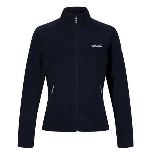 Navy - Front - Regatta Womens-Ladies Floreo IV Full Zip Fleece Jacket