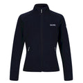 Navy - Front - Regatta Womens-Ladies Floreo IV Full Zip Fleece Jacket