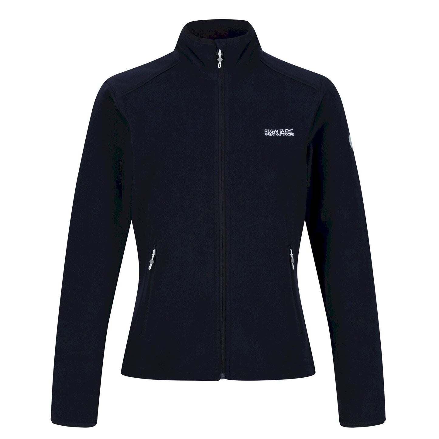 Navy - Front - Regatta Womens-Ladies Floreo IV Full Zip Fleece Jacket