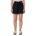 Navy - Close up - Regatta Womens-Ladies Sabela Paper Bag Shorts