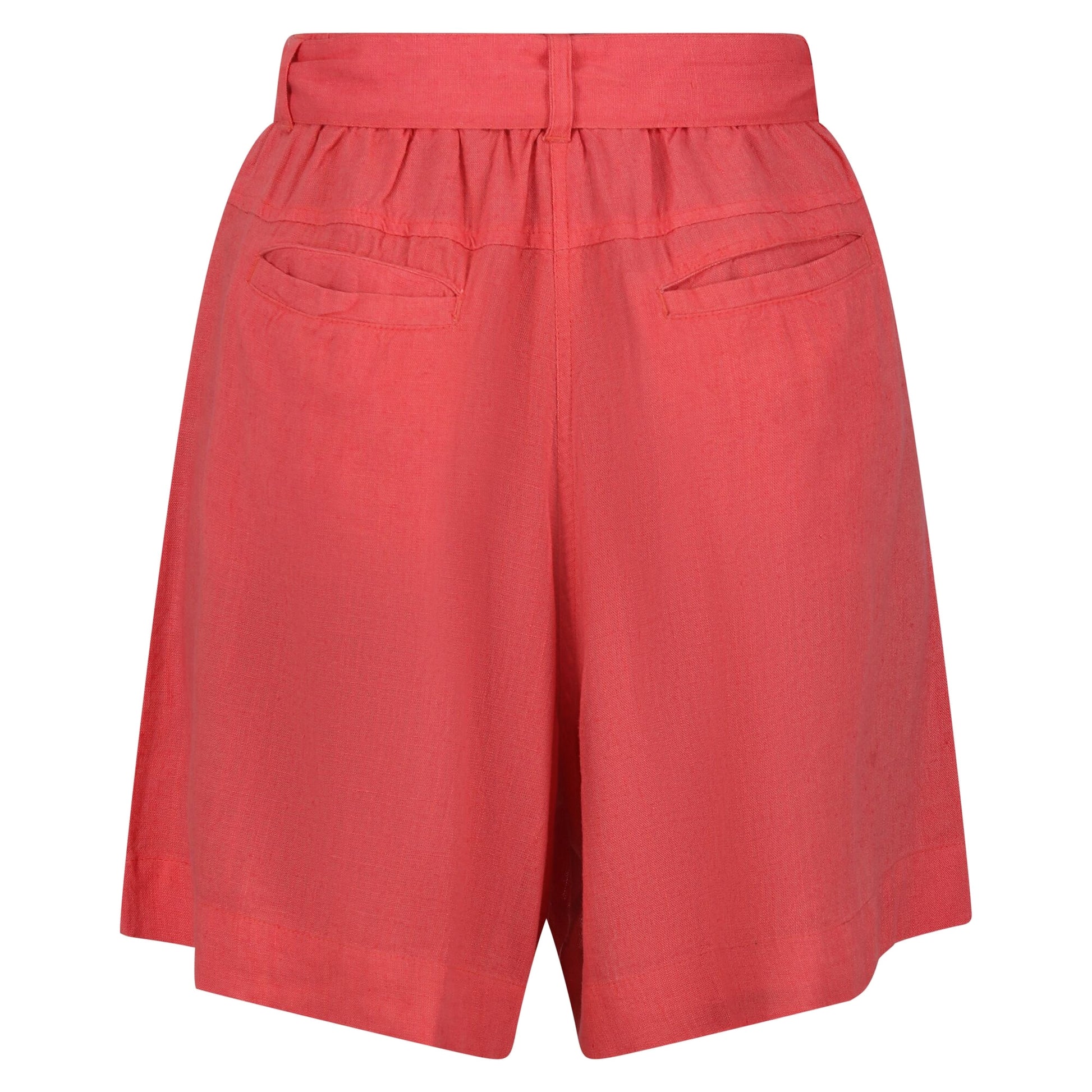 Peach Bloom - Back - Regatta Womens-Ladies Sabela Paper Bag Shorts
