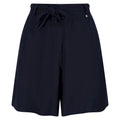 Navy - Front - Regatta Womens-Ladies Sabela Paper Bag Shorts