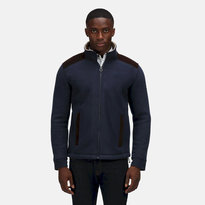 Navy - Back - Regatta Professional Mens Full Zip Fleece Jacket