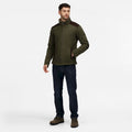 Dark Khaki - Lifestyle - Regatta Mens Faversham Full Zip Fleece Jacket