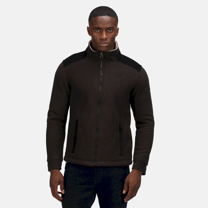 Black - Back - Regatta Professional Mens Full Zip Fleece Jacket