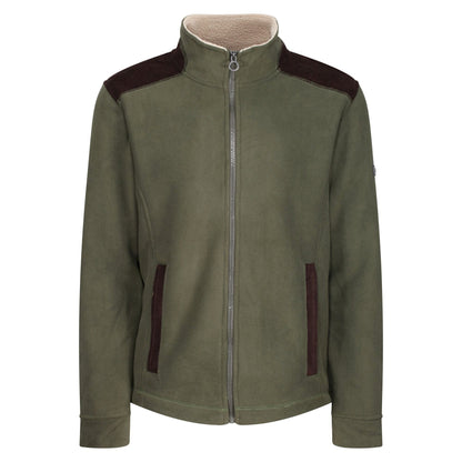 Dark Khaki - Front - Regatta Professional Mens Full Zip Fleece Jacket