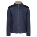 Navy - Front - Regatta Mens Faversham Full Zip Fleece Jacket