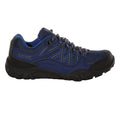 Admiral Blue-Black - Back - Regatta Childrens-Kids Edgepoint Waterproof Walking Shoes