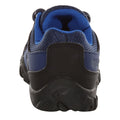 Admiral Blue-Black - Side - Regatta Childrens-Kids Edgepoint Waterproof Walking Shoes