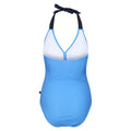 Sonic Blue-Navy - Pack Shot - Regatta Womens-Ladies Flavia One Piece Swimsuit