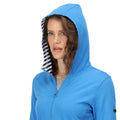 Sonic Blue - Close up - Regatta Womens-Ladies Bayarma Full Zip Hoodie