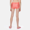 Fusion Coral - Side - Regatta Girls Hosanna Dotted Swim Shorts