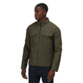 Dark Khaki - Back - Regatta Mens Walken Waterproof Jacket