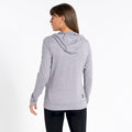 Ash Grey - Lifestyle - Dare 2B Womens-Ladies Out & Out Marl Fleece Hoodie