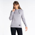 Ash Grey - Back - Dare 2B Womens-Ladies Out & Out Marl Fleece Hoodie
