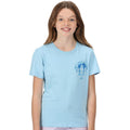 Powder Blue - Side - Regatta Childrens-Kids Bosley V Printed T-Shirt
