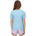 Powder Blue - Lifestyle - Regatta Childrens-Kids Bosley V Printed T-Shirt