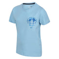 Powder Blue - Front - Regatta Childrens-Kids Bosley V Printed T-Shirt