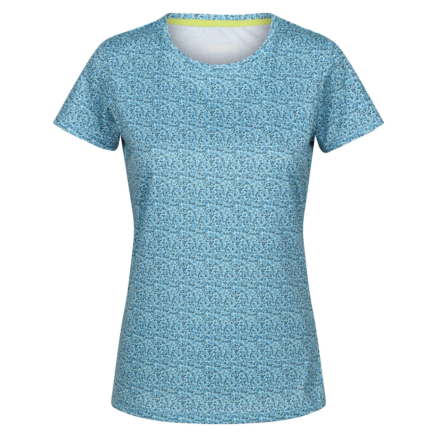 Bleached Aqua - Front - Regatta Womens-Ladies Fingal Edition Floral T-Shirt