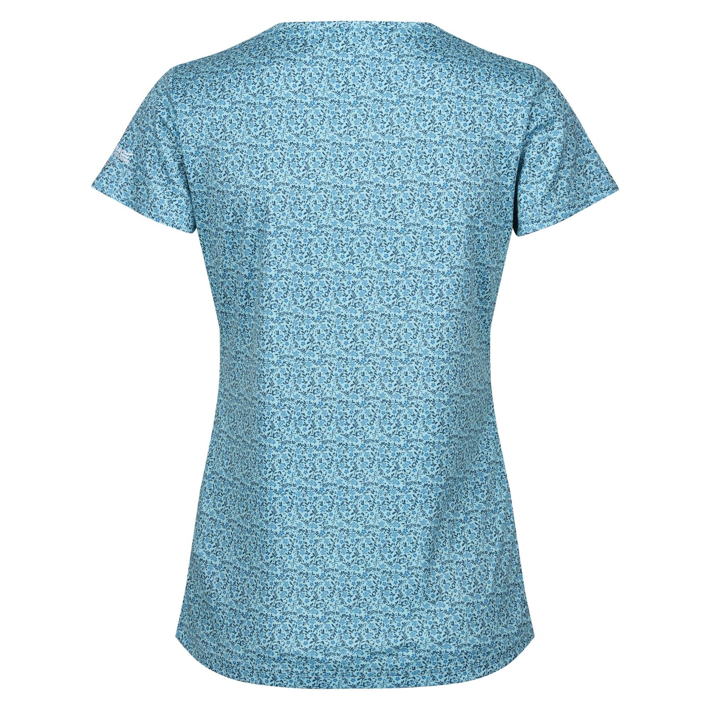 Bleached Aqua - Back - Regatta Womens-Ladies Fingal Edition Floral T-Shirt