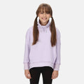 Pastel Lilac - Back - Regatta Childrens-Kids Laurden Overhead Fleece