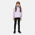 Pastel Lilac - Side - Regatta Childrens-Kids Laurden Overhead Fleece