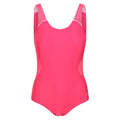 Rethink Pink-Tropical Pink - Front - Regatta Womens-Ladies Active One Piece Swimsuit