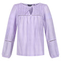 Pastel Lilac - Front - Regatta Womens-Ladies Calluna Long-Sleeved Blouse